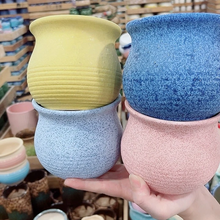 有孔.凑单10元陶瓷花盆发货！