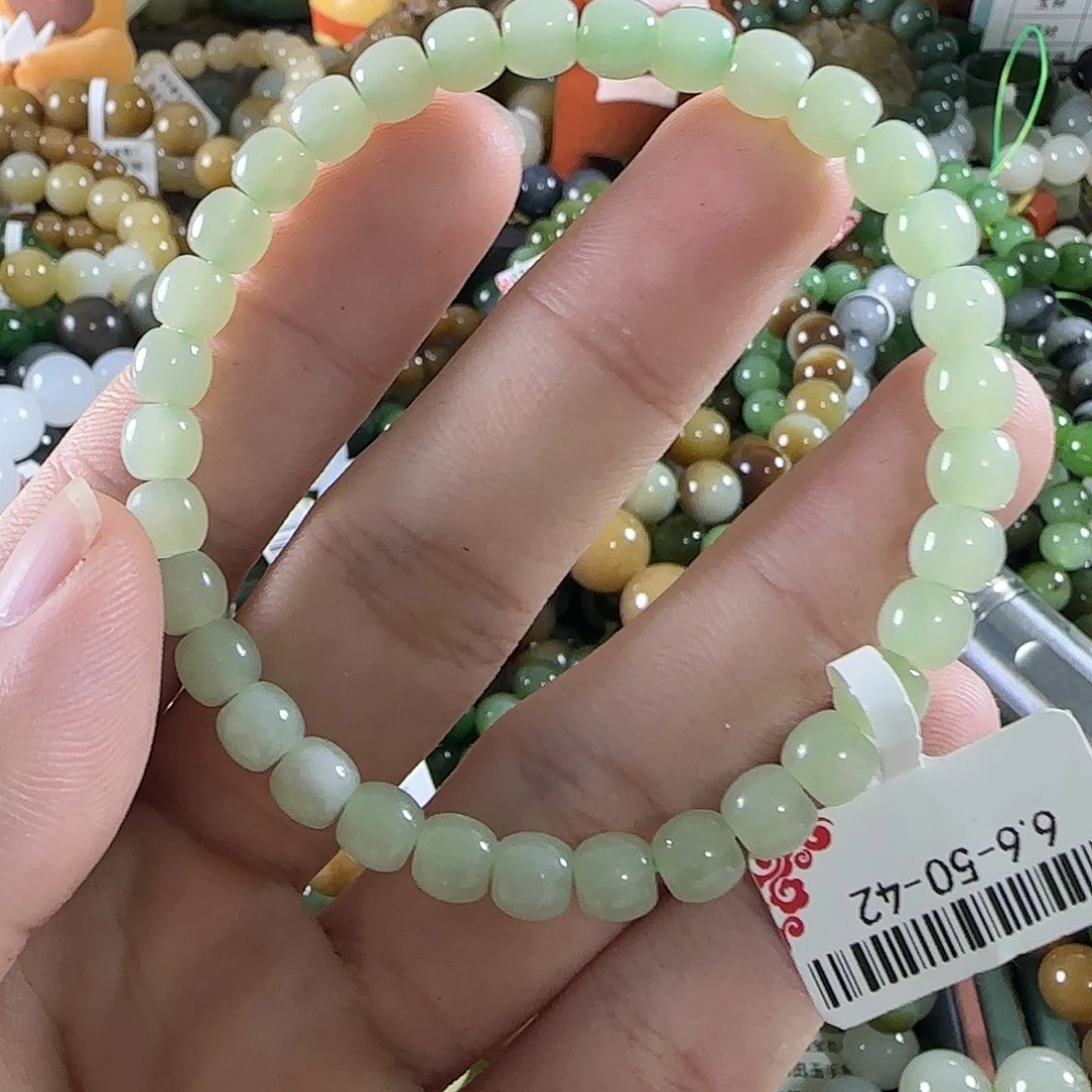 和田玉未镶嵌手链37