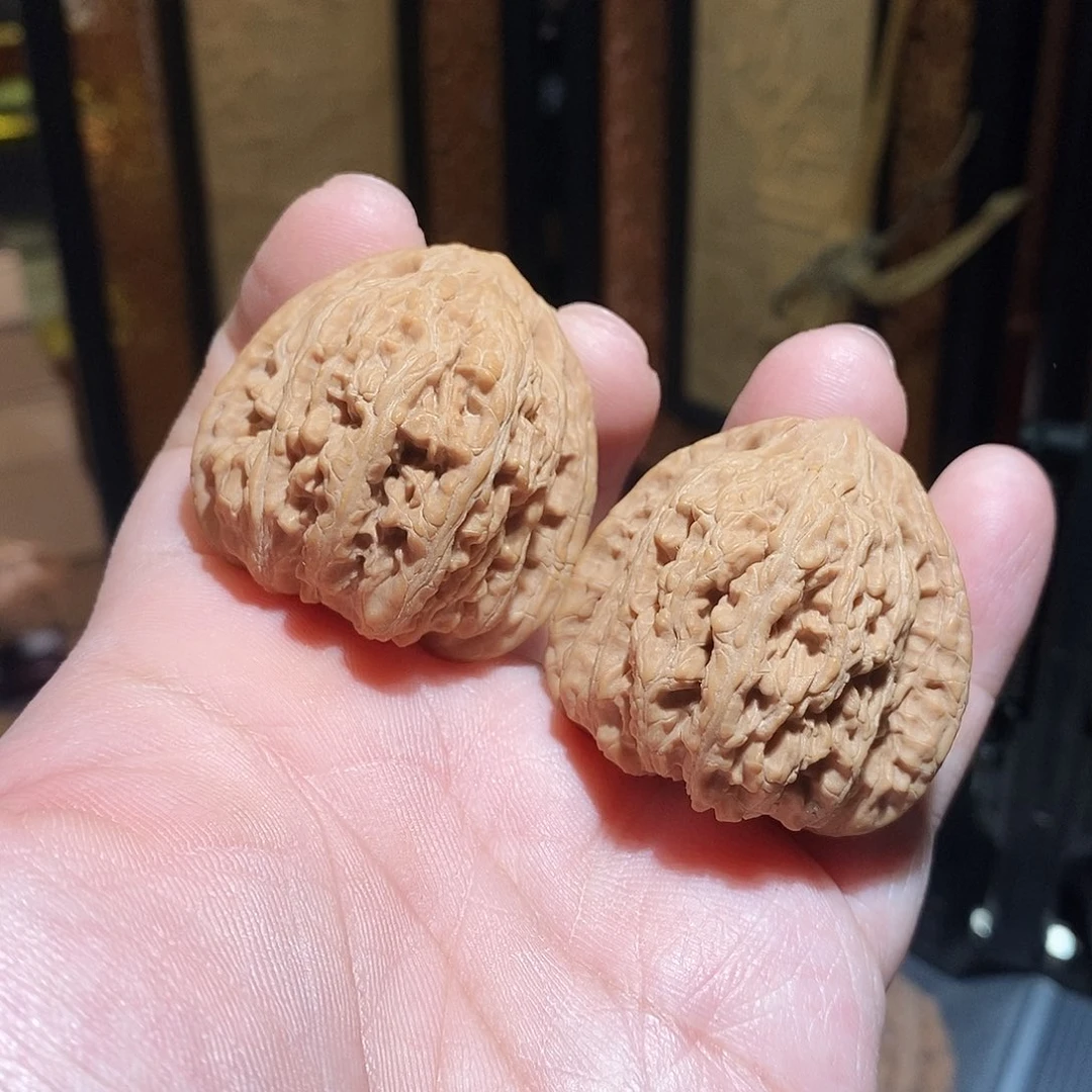 文玩核桃把件40密纹全品