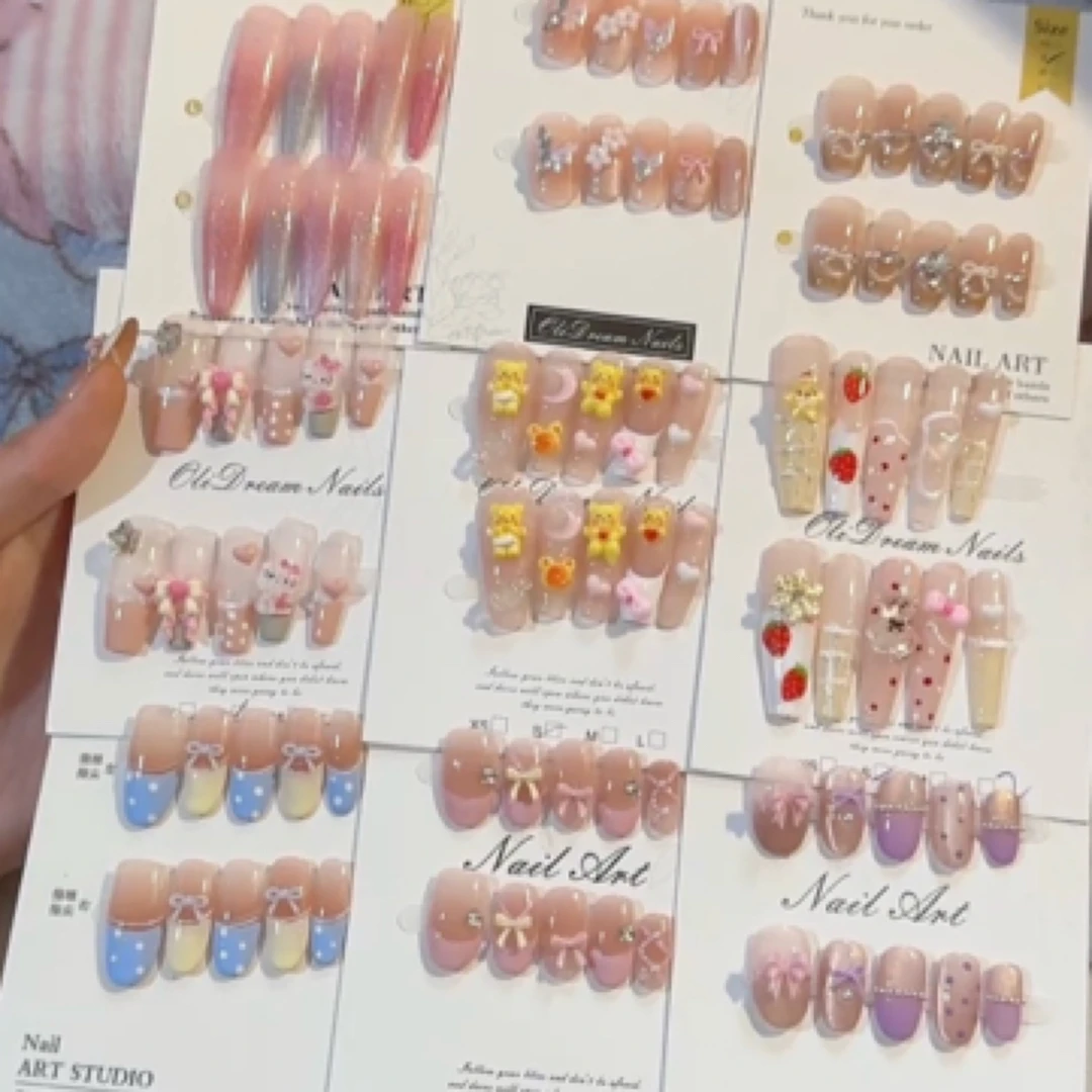 【孤品】纯手工穿戴甲.默认微瑕.下单备注编码。
