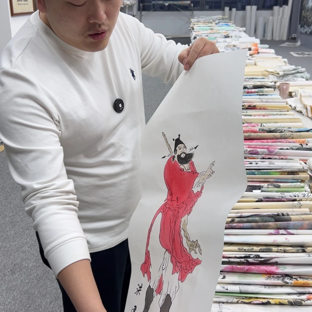 国画卖字画的小老板