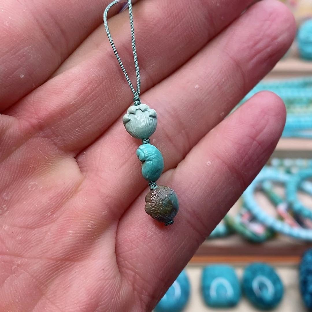 绿松石珠宝奇石未镶嵌