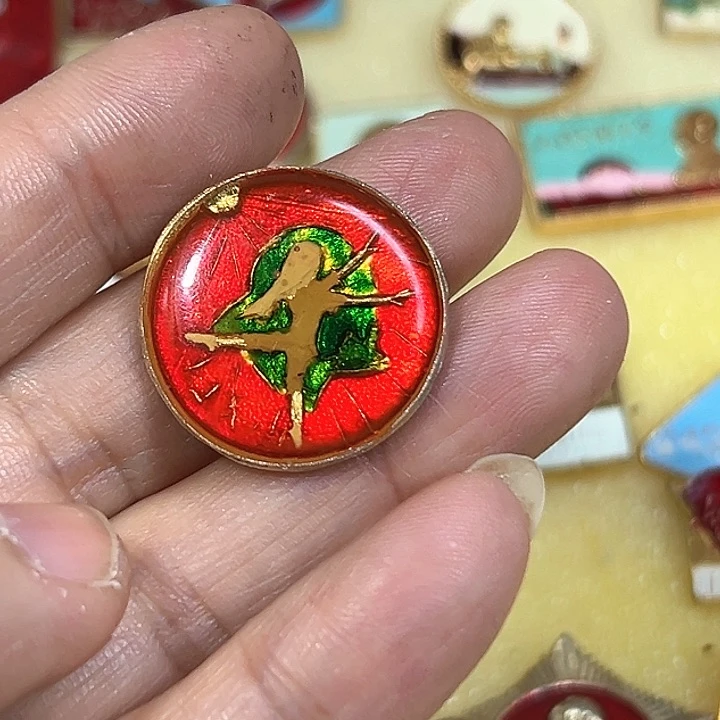 其他普通金属徐*摩 纪念章