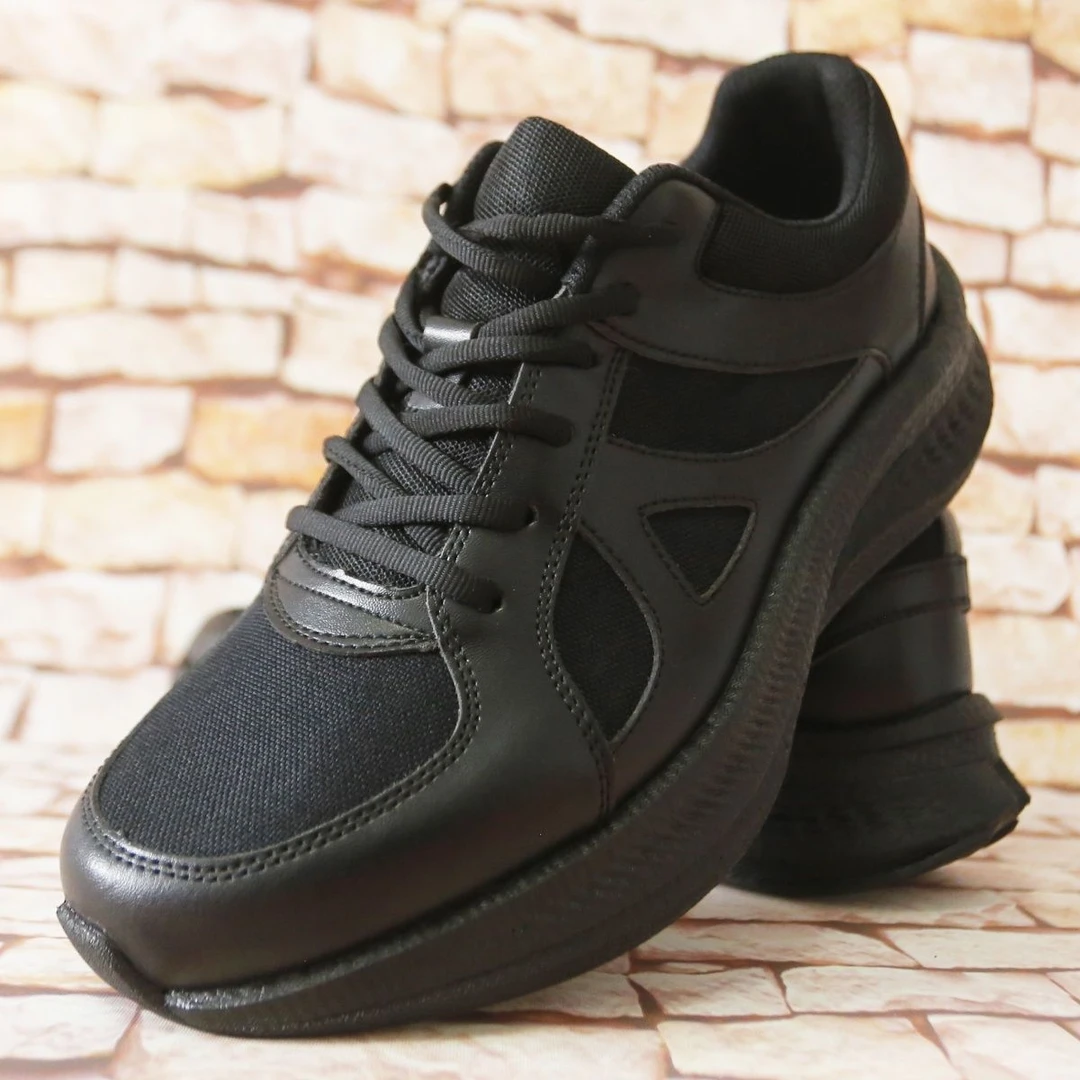 魔改碳板作训鞋体能训练鞋军训缓震考核跑步鞋新式耐磨黑色跑鞋男