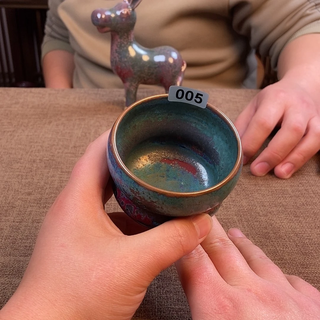 瓷片钧瓷主人杯杯