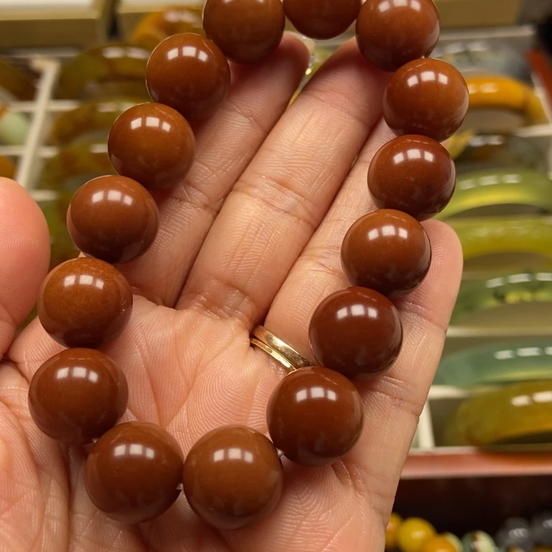 未镶嵌蛇纹石玉手串