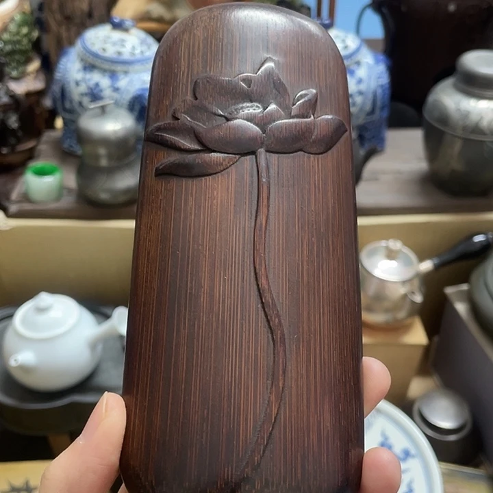 竹中古工艺品摆件