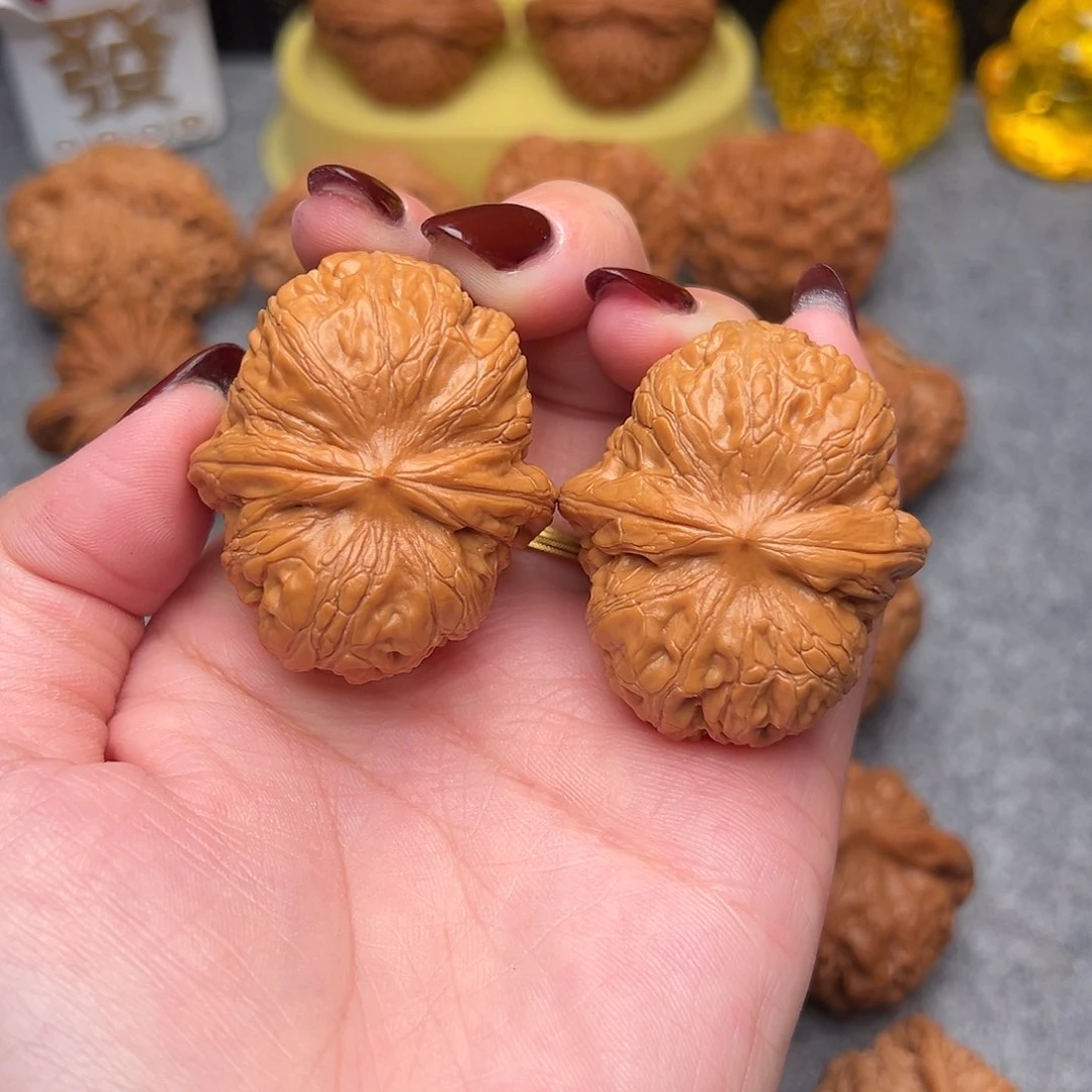 把件文玩核桃毕业精品精配元宝43全品咳咳45.8绝配