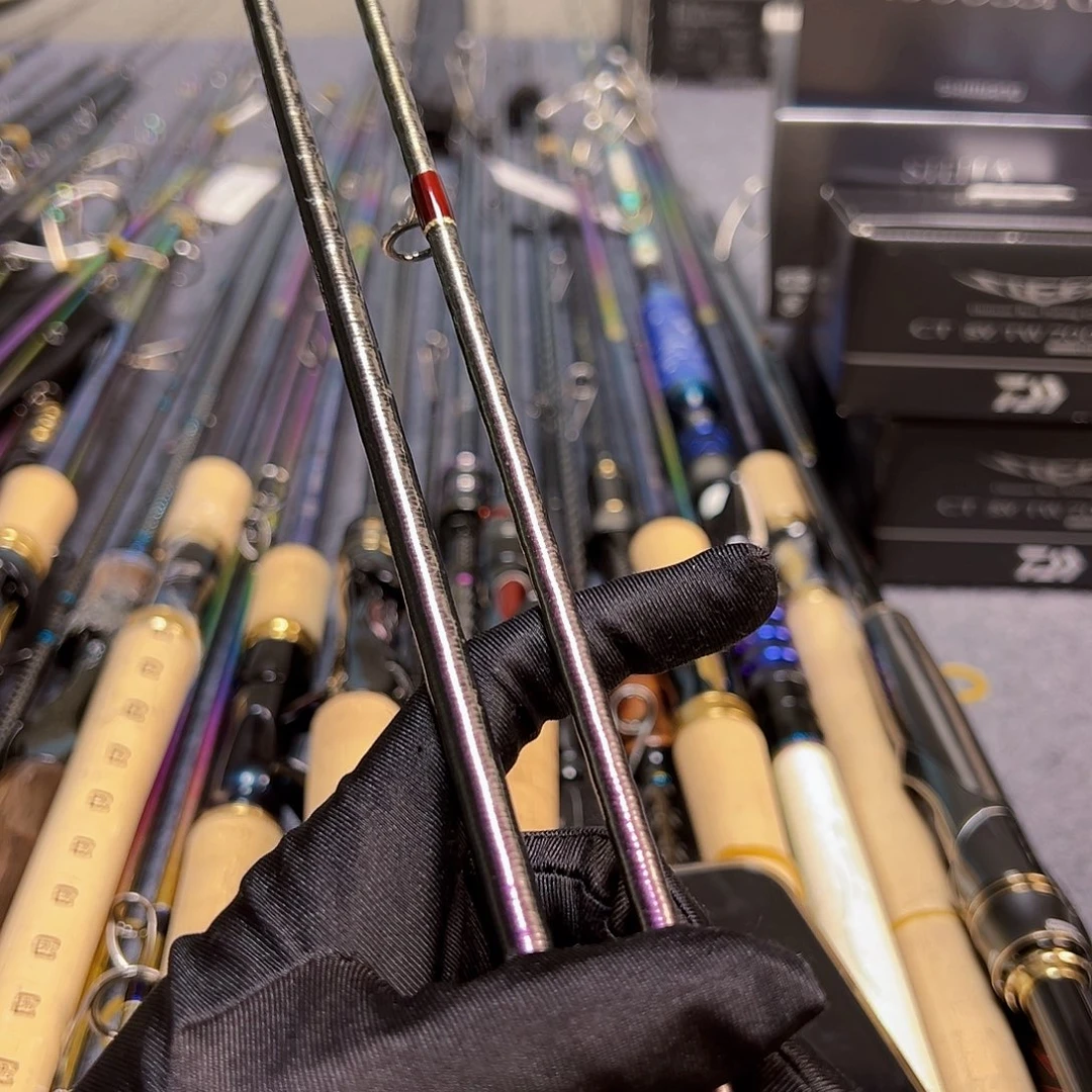 3.8m碳素枸****）路亚杆直柄两节路亚