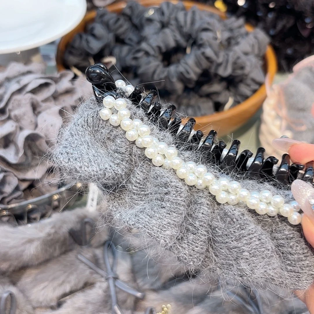 皮质铁合金发饰发夹01