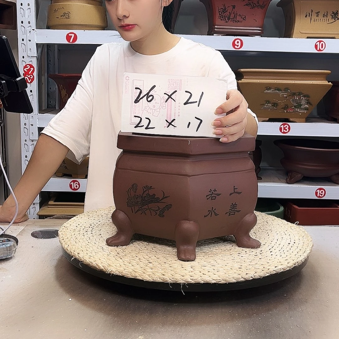 花盆紫砂紫砂花盆