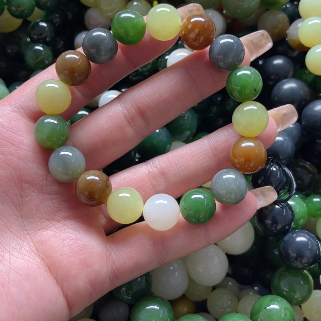 和田玉手串未镶嵌