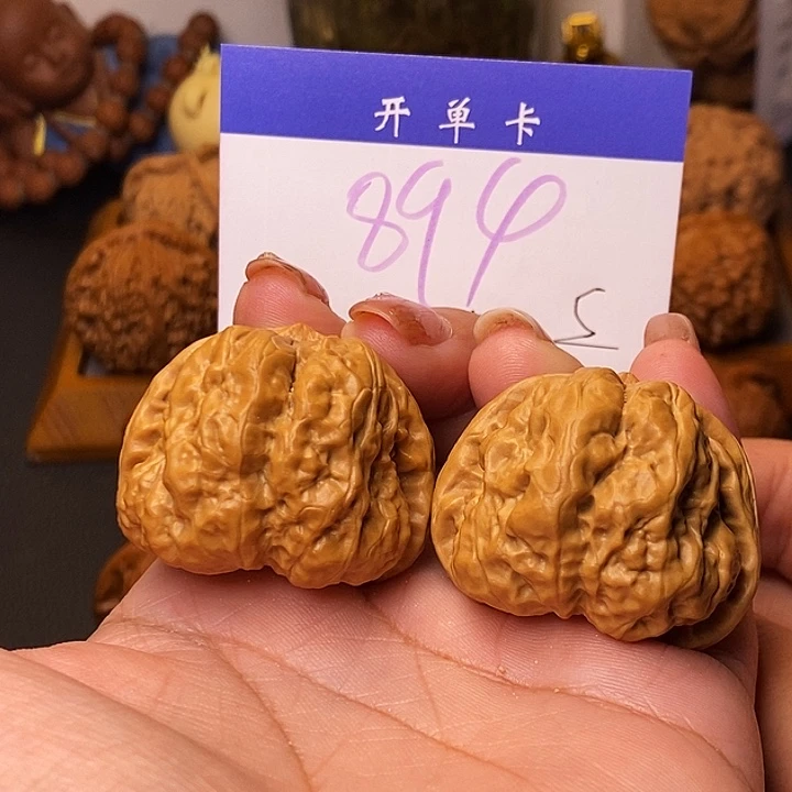 桃核吊坠蛤蟆头39有修s