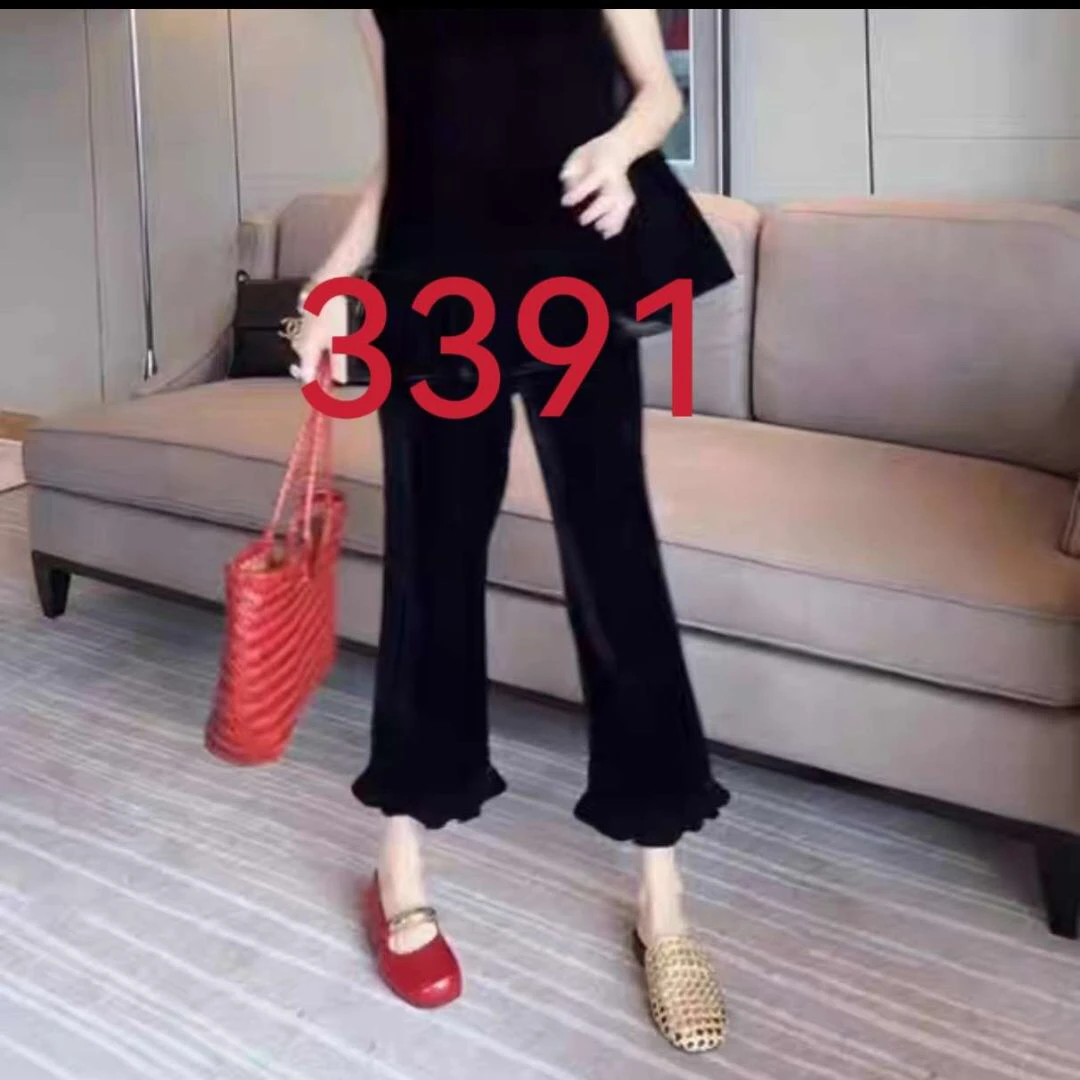 丝绒飞子裤3391HJZDQ