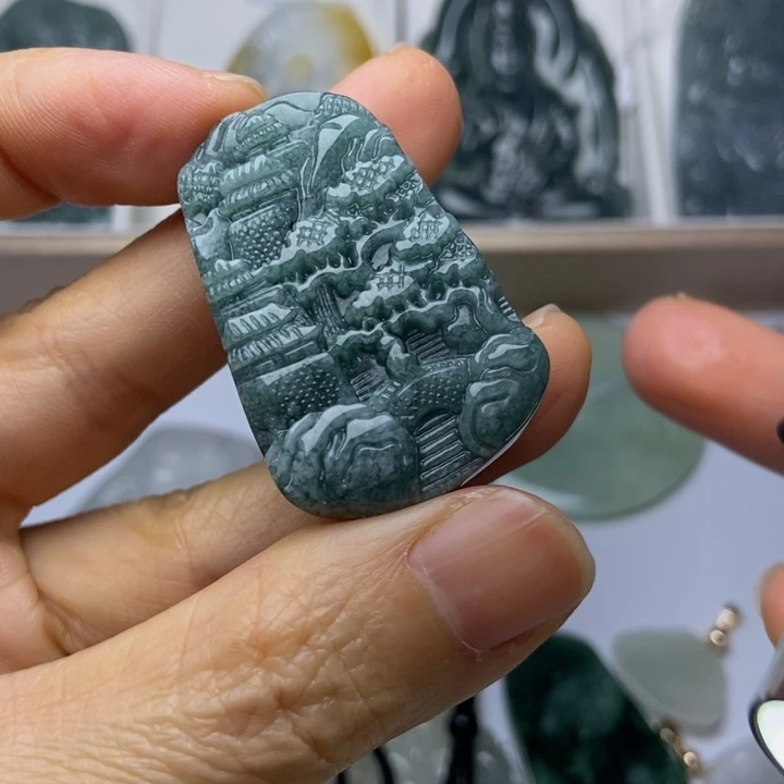 颈饰未镶嵌翡翠翡翠