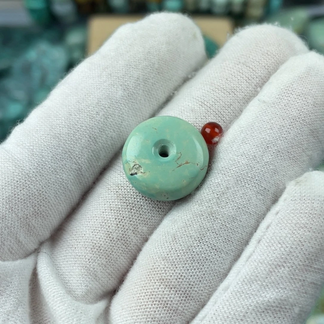 南红玛瑙未镶嵌配饰15.5