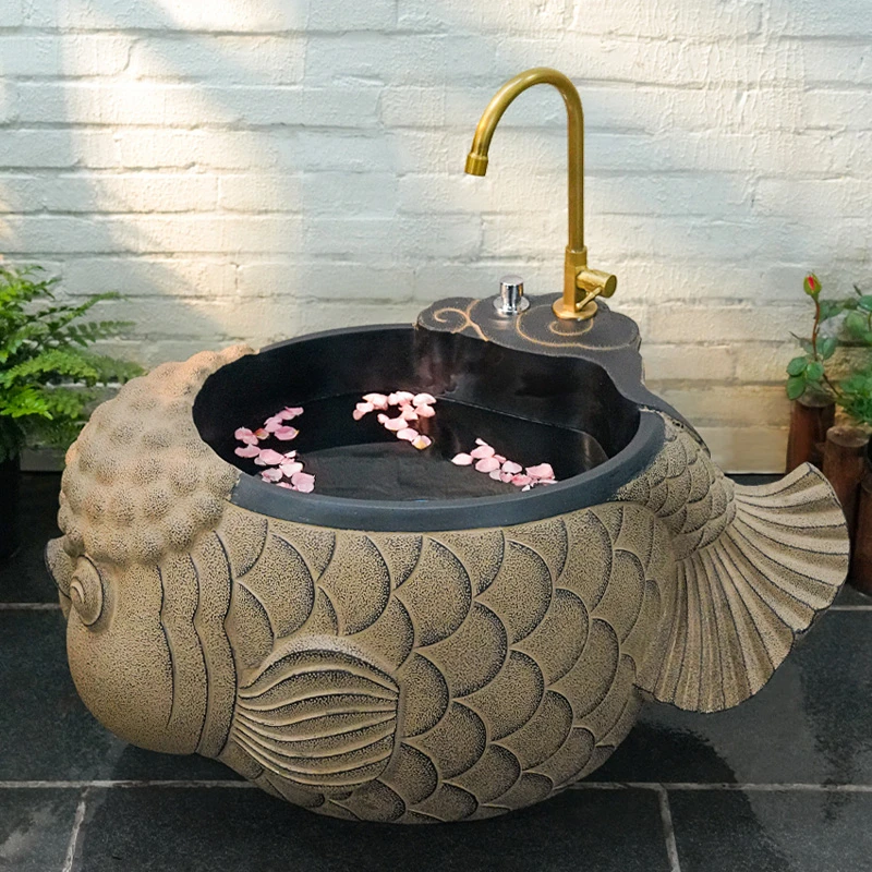 户外花园拖把池庭院洗拖布池阳台室外墩布池水槽家用洗手洗脚池