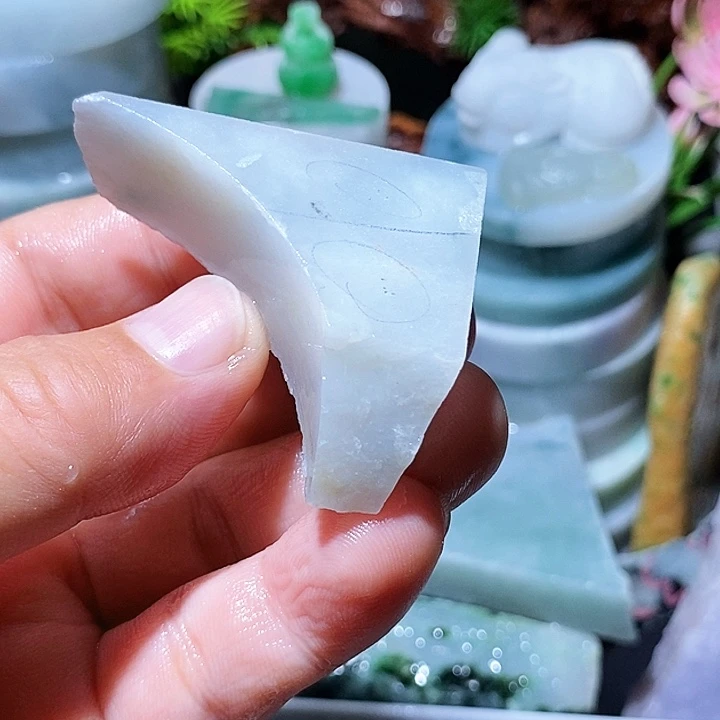翡翠散珠边角料126