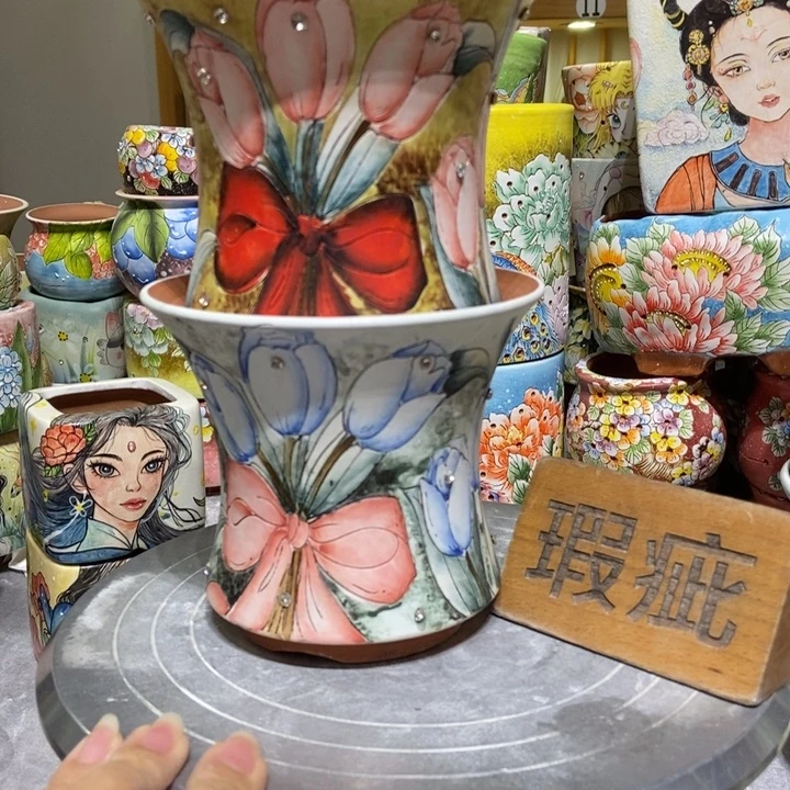 景德镇艺术手绘作品