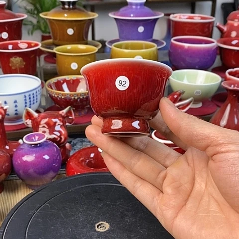 【闪购商品】景德镇名陶雅玩原矿郎红