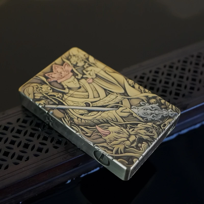 IMCO 紫铜镶嵌 地藏王 3500  打火机