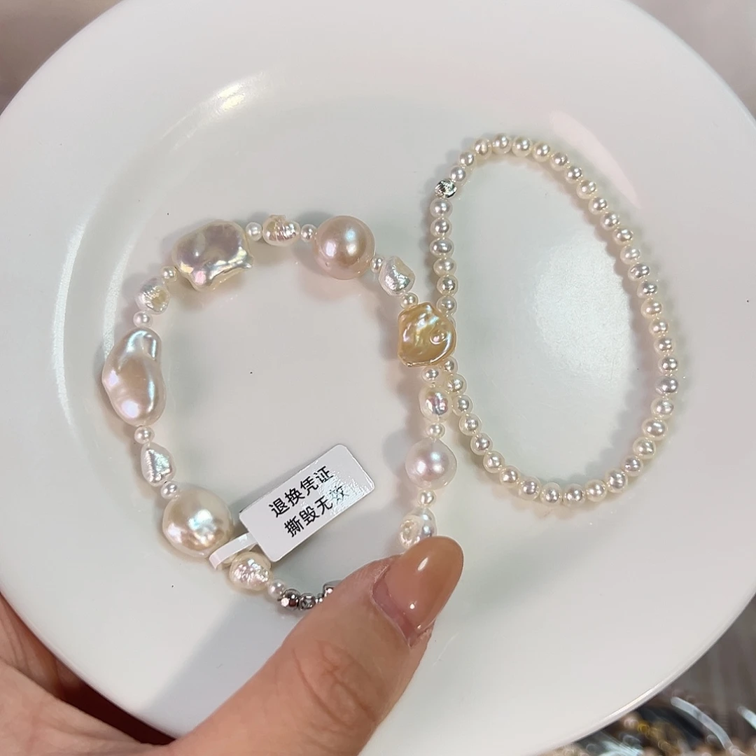 设计款珠宝淡水珍珠合金