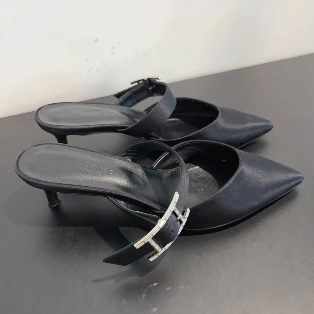 99新 Hermes/爱马仕 高跟鞋 尺码36成色看直播 GSS26955