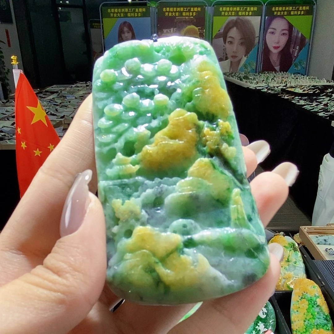 颈饰未镶嵌翡翠翡翠