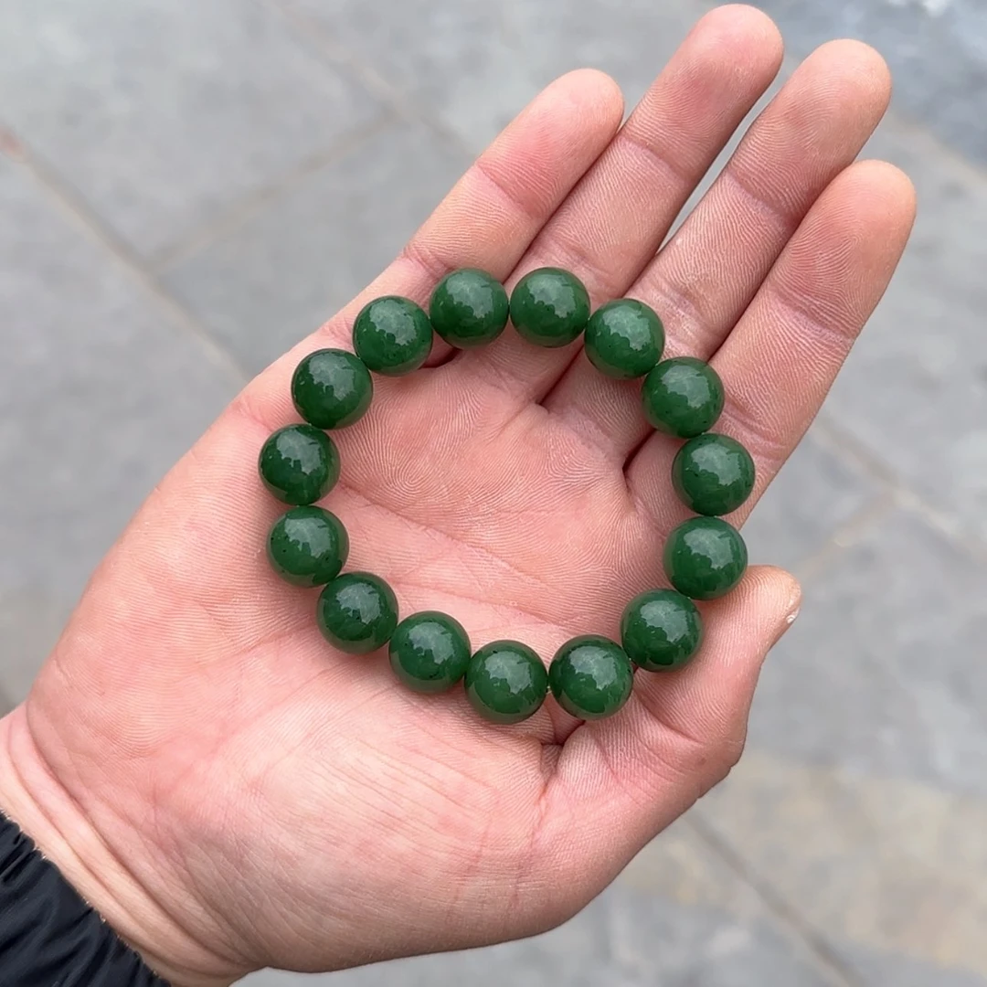 【闪购商品】和田玉手串未镶嵌碧玉手串