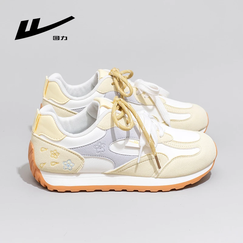 回力运动鞋2025冬季新款百搭休闲鞋女鞋多巴胺轻便软底徳训鞋阿甘