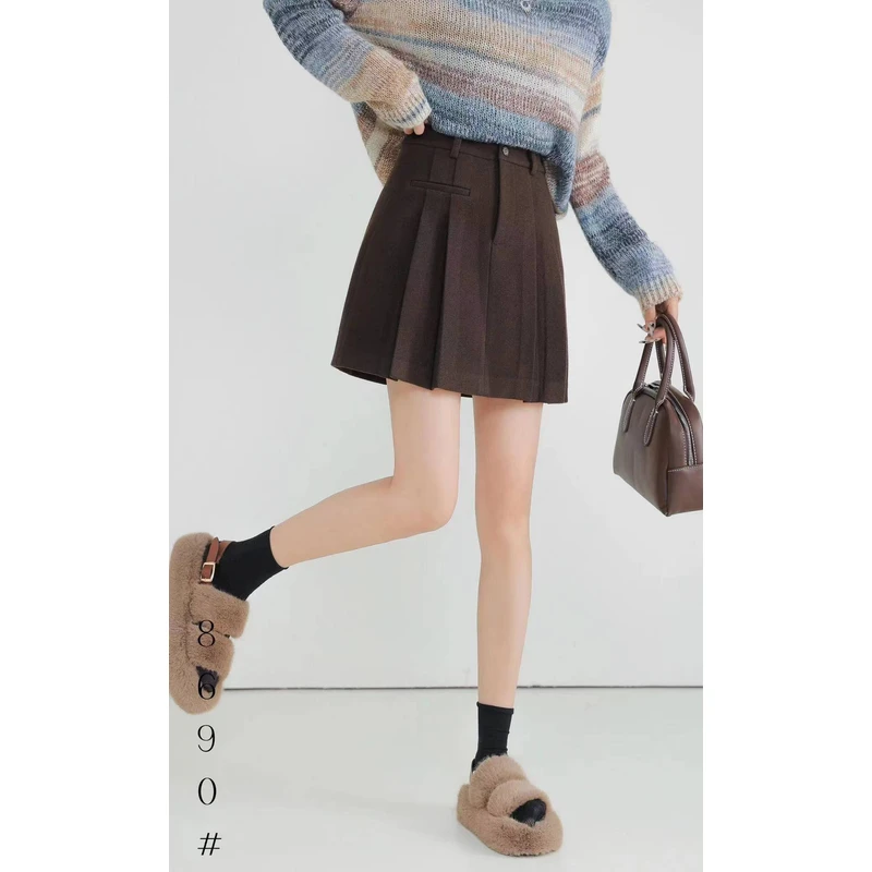 春季气质时尚中长款垂感宽松显瘦百搭半裙HG8690