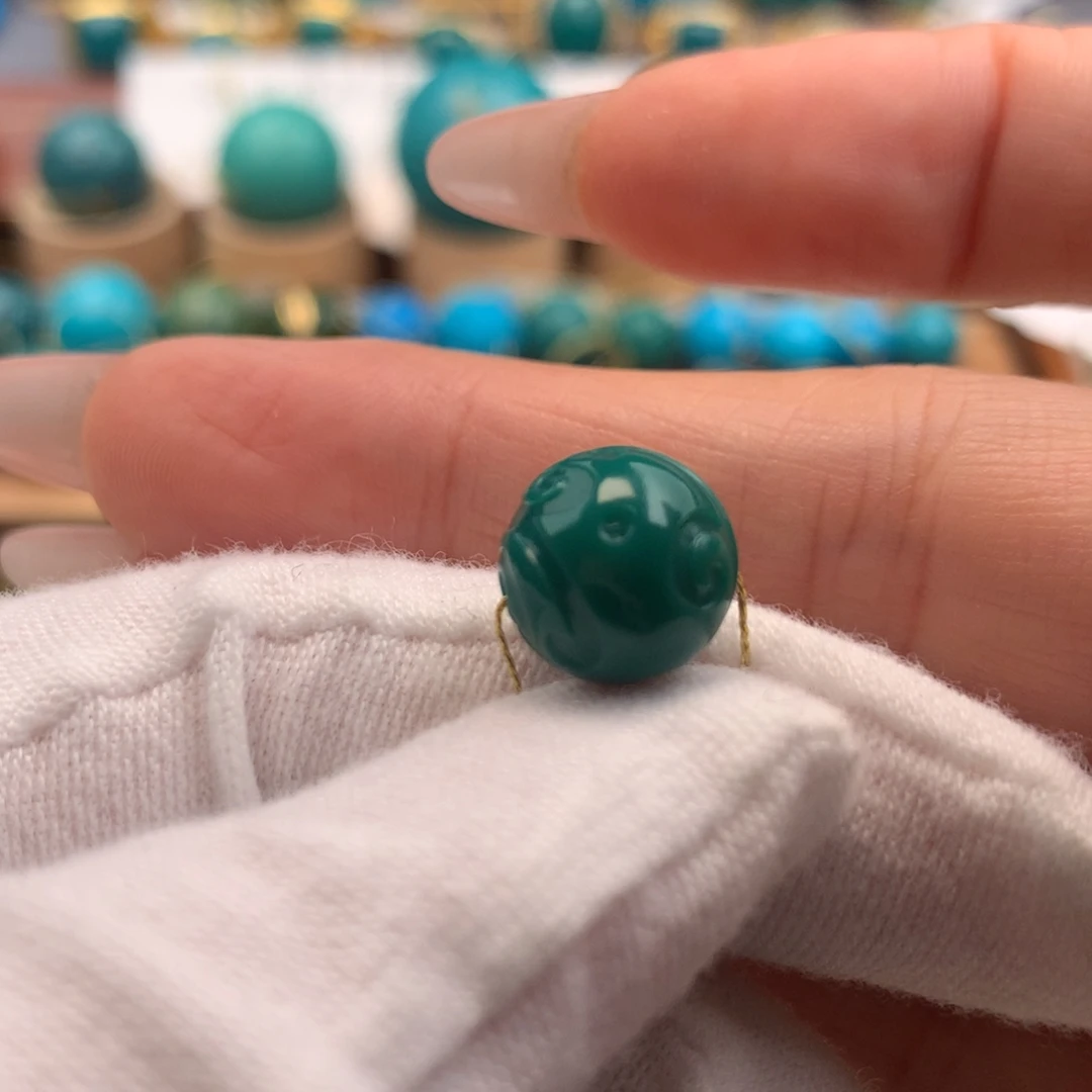 地***坤绿松石未镶嵌发饰