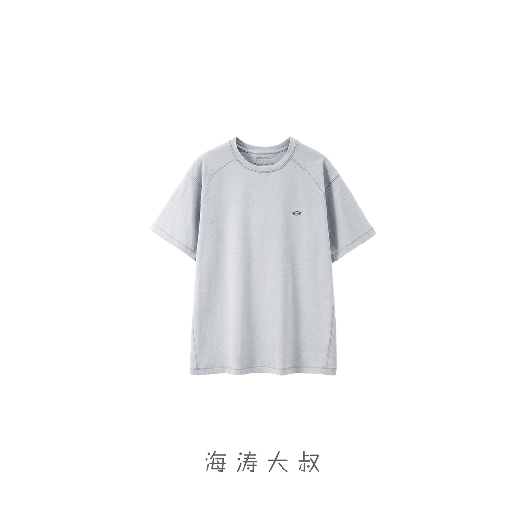 【618大促】小龙麟极光冲孔吸湿透气速干圆领情侣T恤