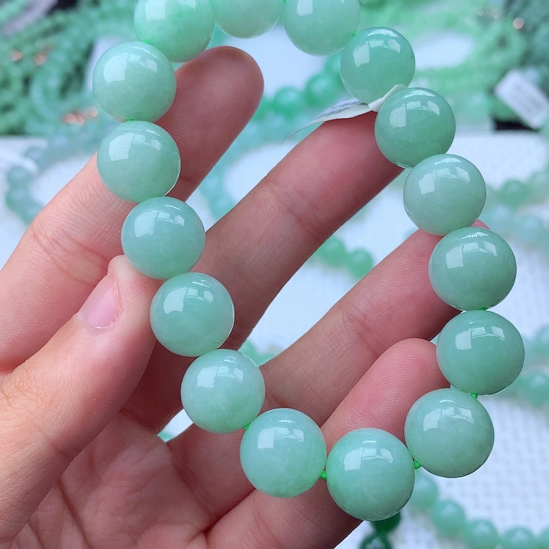 翡翠未镶嵌毛衣链