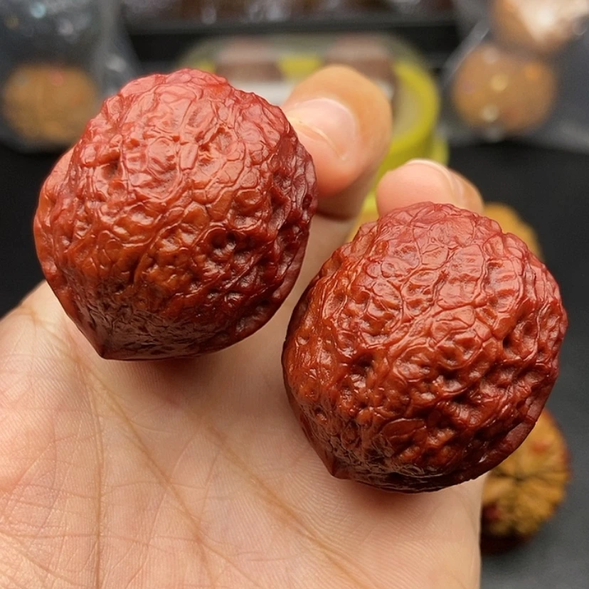 【闪购商品】把件文玩核桃39尺蛇皮元宝