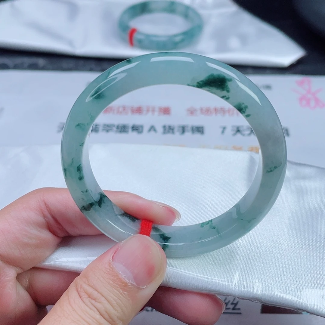 翡翠未镶嵌手镯手镯54