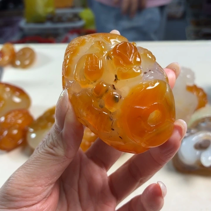 玛瑙/玉髓未镶嵌吊坠(不含链)