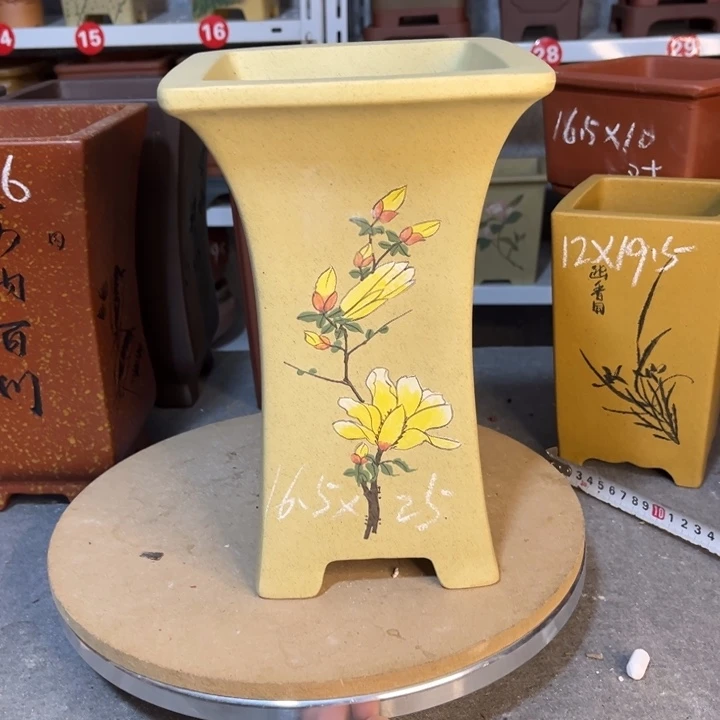 紫砂花盆紫砂花盆