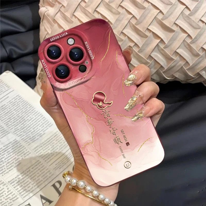 BANCA蛇年爆款适用苹果iPhone16promax手机壳15水墨诸事皆顺14/13