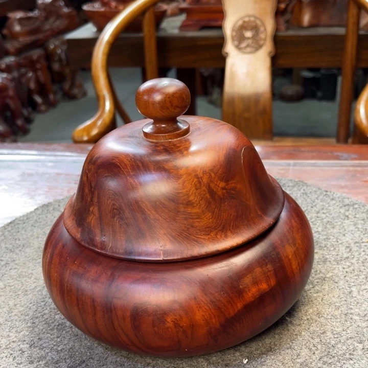 大果紫檀（缅甸花梨）茶叶罐