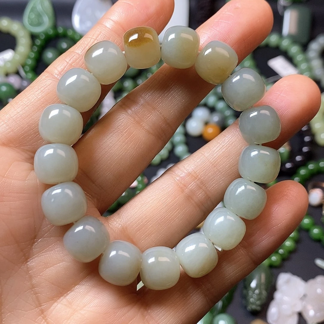 和田玉未镶嵌手链