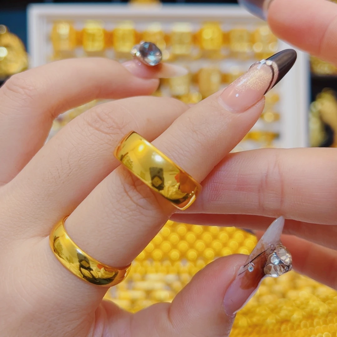 合金合金开口大号光面戒指