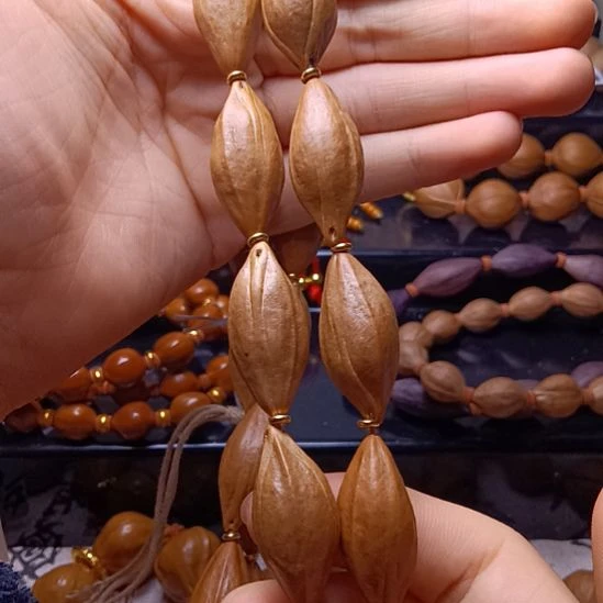 橄榄核手串/手链橄榄核脖挂三花铁核1.4