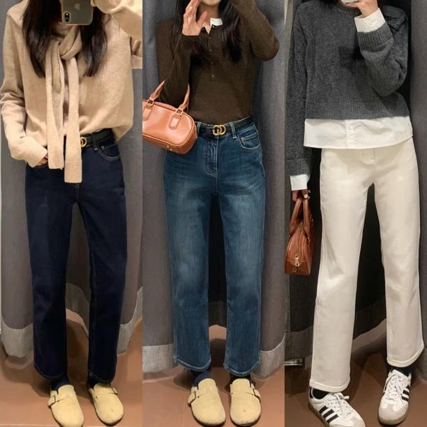 检测自带升温功能8.3° 定制0.9D细旦腈纶自发热三线法棍裤加绒牛