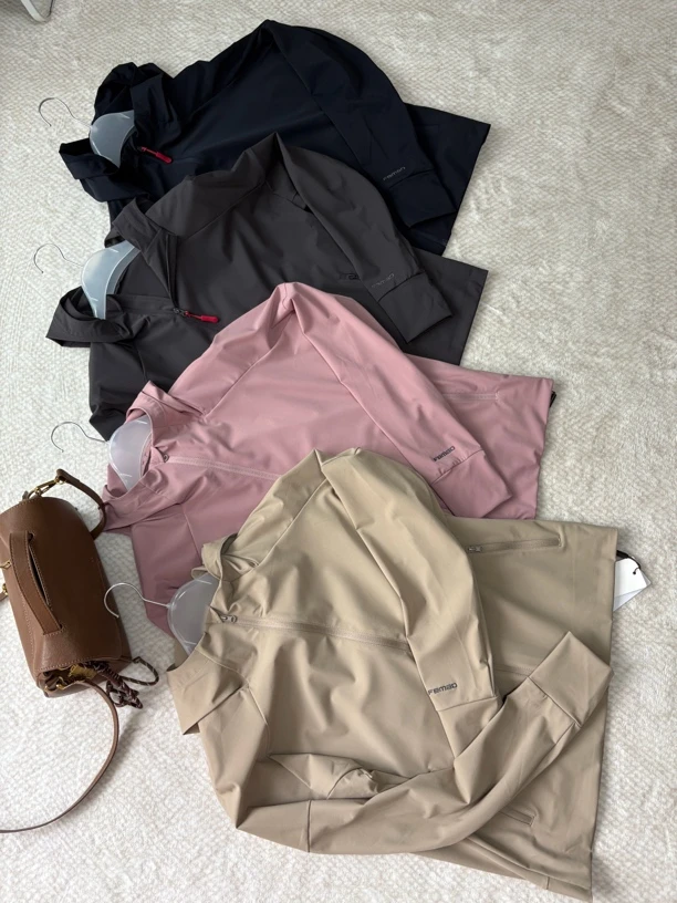 菲玛掂【品品服饰】251066正品弹力夏款连帽速干防晒外套