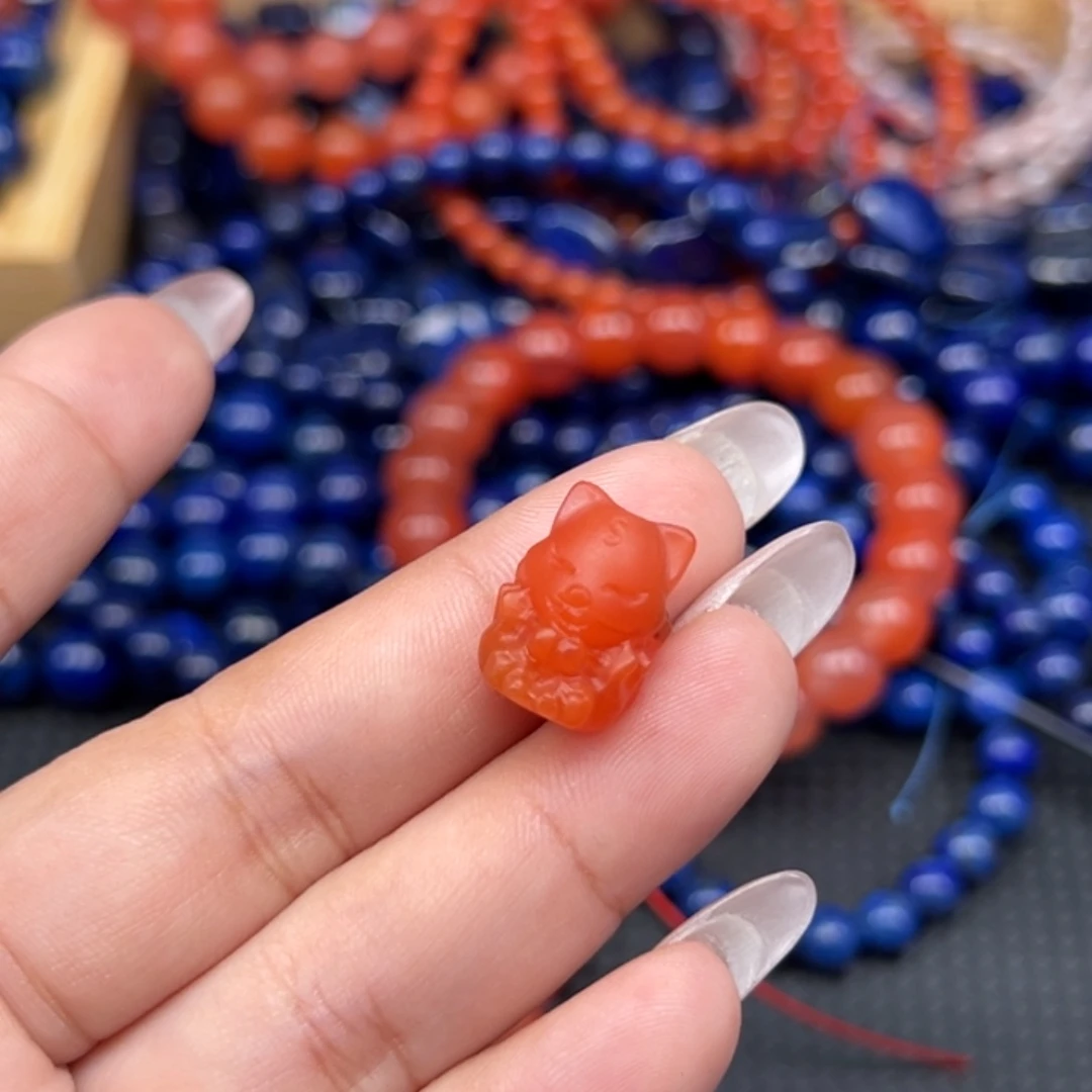 南红玛瑙未镶嵌吊坠(不含链)