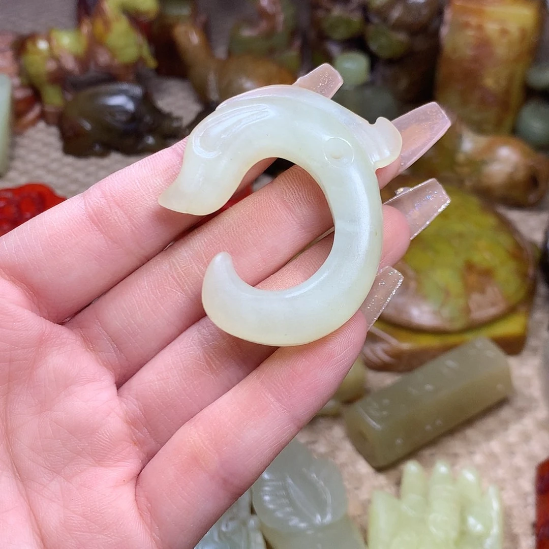 白玉菩提吊坠挂件