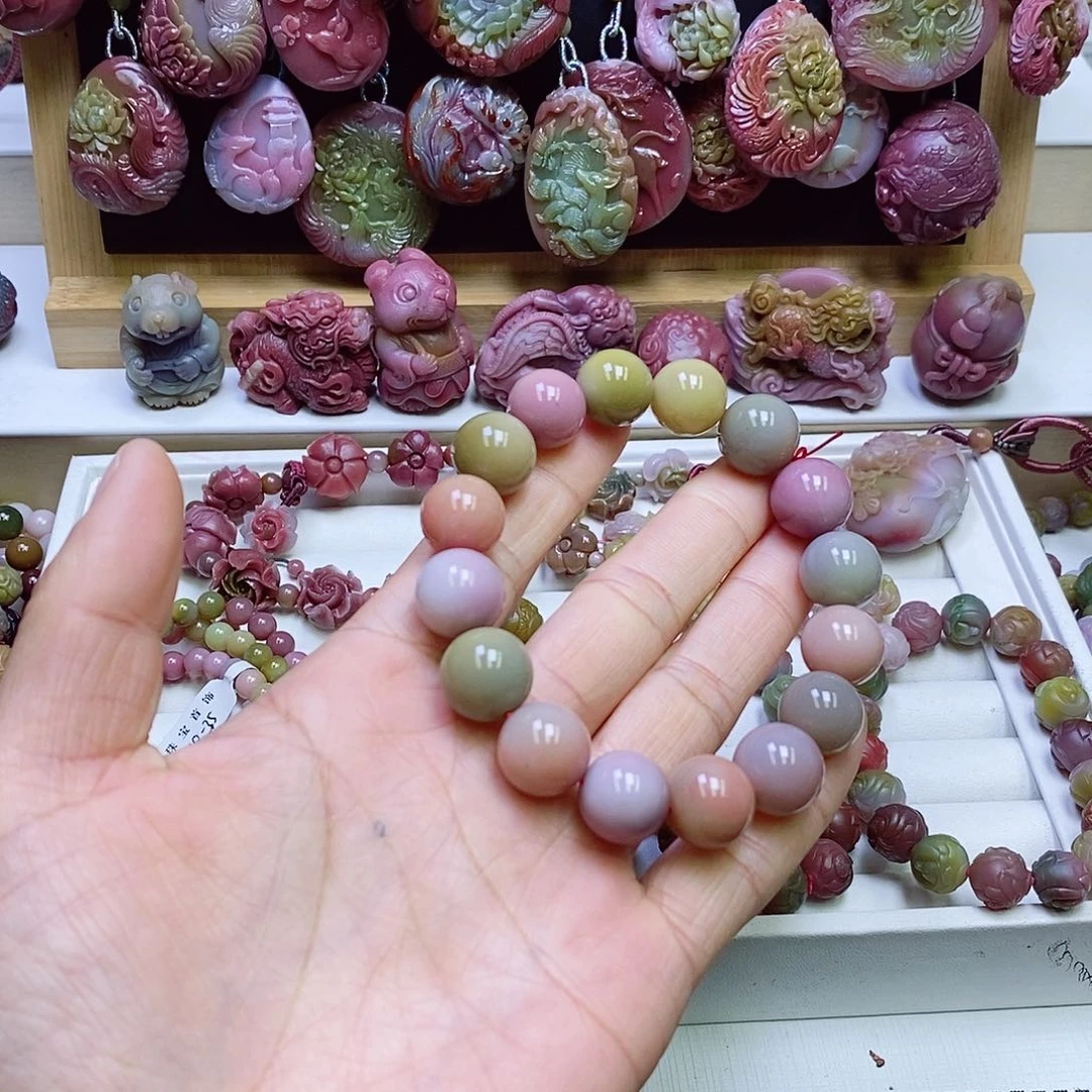 玛瑙/玉髓盐源玛瑙手串未镶嵌