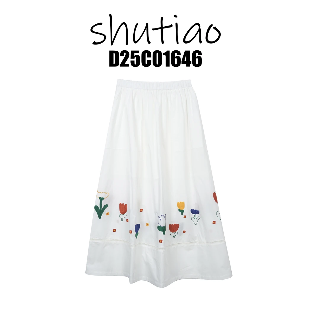 【SHUTIAO】2025夏季：新款小众设计款裙子D25C01646