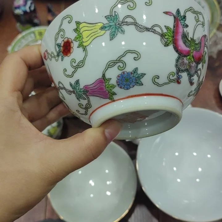 瓷景德镇瓜碟碗一个